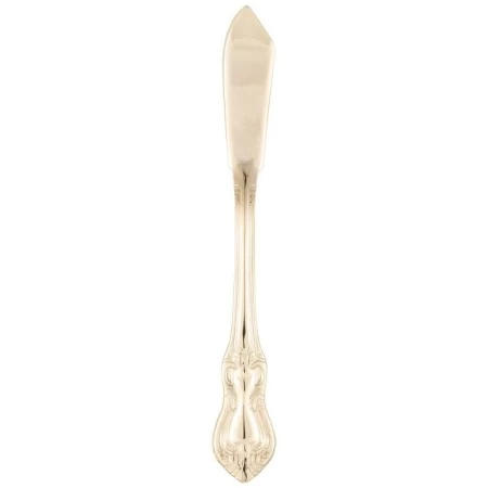 10 Strawberry Street CRWNGLD-BK Crown Royal Gold-Plated Butter Knife - 1 Doz