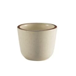 CAC China AZ-45 Arizona Brown Rim Speckled Chinese Tea Cup 4.5 Oz. - 3 Doz