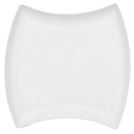CAC China FTO-21 Fashionware Square Porcelain Plate 10-1/2" X 10-1/2" - 1 Doz 3 CAC China FTO-21 Fashionware Square Porcelain Plate 10-1/2" X 10-1/2" - 1 Doz