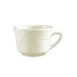 CAC China GAD-1 Garden State Porcelain Embossed Cup 7 Oz. - 3 Doz