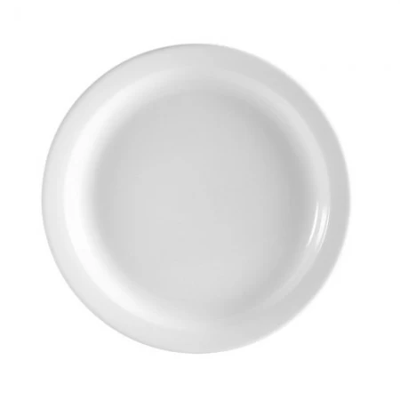 CAC China NCN-5 Clinton Narrow Rim Porcelain Plate 5-1/2" - 3 Doz 3 CAC China NCN-5 Clinton Narrow Rim Porcelain Plate 5-1/2" - 3 Doz