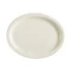 CAC China NRC-14 Narrow Rim Oval Platter 13-1/2" X 10-1/4" - 1 Doz