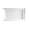 CAC China PNS-41 Princesquare Porcelain Deep Rectangular Platter 14" X 7" - 1 Doz