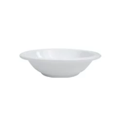 CAC China RCN-10 Clinton Rolled Edge Grapefruit Dish 13 Oz. - 3 Doz