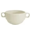 CAC China REC-49 Rolled Edge Bouillon Bowl With Handles 12 Oz. - 2 Doz