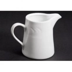 CAC China RSV-PC Roosevelt Porcelain Creamer 6 Oz. - 3 Doz