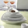 CAC China SHA-T4 Sushia Triangular Porcelain Bowl 2 Oz. - 4 Doz -Kitchen - Tableware CAC China SHA T4 Sushia Triangular Porcelain Bowl 2 oz 4 doz 2413 medium