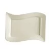 CAC China SOH-34 Soho American White Stoneware Rectangular Platter 9" X 6-1/4" - 2 Doz