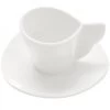 CAC China SOH-36 Soho American White Stoneware Triangular Saucer For A.D. Cup - 3 Doz -Kitchen - Tableware CAC China SOH 36 Soho American White Stoneware Triangular Saucer for A D Cup 3 doz 2224 medium