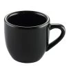 CAC China LV-35-BLK Las Vegas Black After Dinner Cup 3.5 Oz., 2 1/2" - 3 Doz