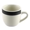 CAC China R-35-BLK Rainbow Black A.D. Cup 3.5 Oz., 2 1/2" - 3 Doz -Kitchen - Tableware Cup A D Black 3 5oz 2 1 2 311296 medium