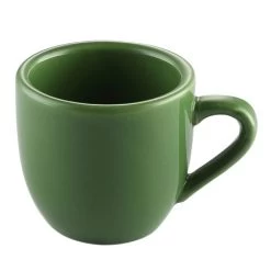 CAC China LV-35-G Las Vegas Green After Dinner Cup 3.5 Oz., 2 1/2" - 3 Doz