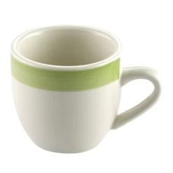 CAC China R-35-G Rainbow Green A.D. Cup 3.5 Oz., 2 1/2" - 3 Doz