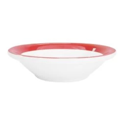 CAC China R-11-R Rainbow Red Fruit Dish 4.75 Oz., 4 3/4" - 3 Doz