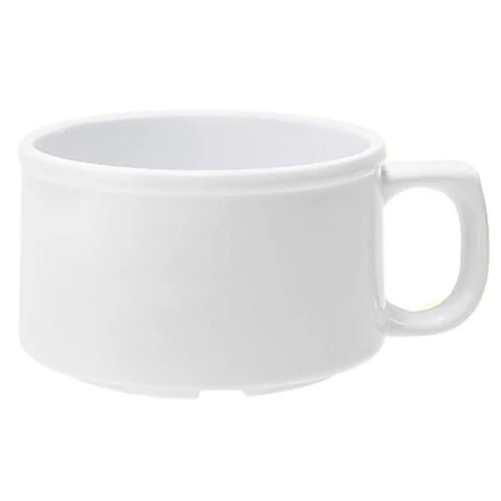 GET Enterprises BF-080-W Diamond White Melamine Mug 11 Oz. - 2 Doz 3 GET Enterprises BF-080-W Diamond White Melamine Mug 11 Oz. - 2 Doz