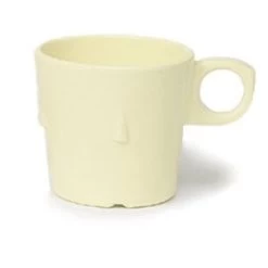 GET Enterprises DC-101-Y SuperMel Yellow Conic Stacking Cup 7.5 Oz. - 4 Doz