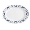 GET Enterprises M-4010-B Water Lily Melamine Oval Platter 16-1/4" X 12" - 1 Doz