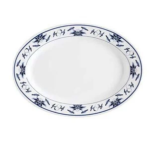 GET Enterprises M-4010-B Water Lily Melamine Oval Platter 16-1/4" X 12" - 1 Doz 3 GET Enterprises M-4010-B Water Lily Melamine Oval Platter 16-1/4" X 12" - 1 Doz
