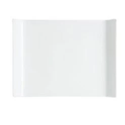 GET Enterprises ML-214-W San Michele White Platter 26" X 18" - 3 Pcs