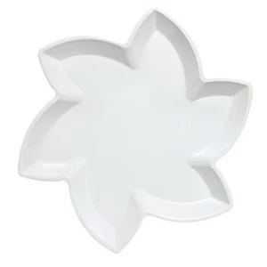GET Enterprises ML-218-W San Michele White Flower Display Tray 14-1/2" 3 GET Enterprises ML-218-W San Michele White Flower Display Tray 14-1/2"