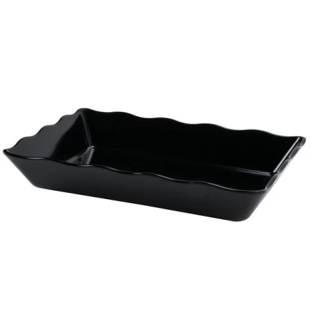 GET Enterprises ML-88-BK Milano Black Tray 14" X 9-3/4" - 1/2 Doz