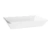 GET Enterprises ML-88-W Milano White Tray 14" X 9-3/4" - 1/2 Doz