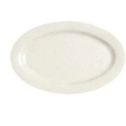 GET Enterprises OP-115-IR Sante Fe Ironstone Oval Platter 11-1/2" X 8" - 2 Doz