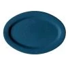 GET Enterprises OP-115-TB Texas Blue Melamine Oval Platter 11-1/2" X 8" - 2 Doz -Kitchen - Tableware GET Enterprises OP 115 TB Texas Blue Melamine Oval Platter 11 1 2 quot x 8 quot 2 doz 34832 medium