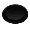 GET Enterprises OP-120-BK Black Elegance Oval Platter 12" X 9" - 1 Doz -Kitchen - Tableware GET Enterprises OP 120 BK Black Elegance Oval Platter 12 quot x 9 quot 1 doz 34837 medium