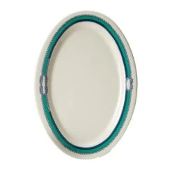 GET Enterprises OP-120-FP Freeport Melamine Oval Platter 12" X 9" - 1 Doz