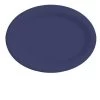 GET Enterprises OP-120-PB Diamond Mardi Gras Peacock Blue Oval Platter 12" X 9" - 1 Doz