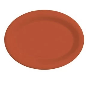 GET Enterprises OP-135-RO Diamond Mardi Gras Rio Orange Oval Platter 13-1/2" X 10-1/4" - 1 Doz 3 GET Enterprises OP-135-RO Diamond Mardi Gras Rio Orange Oval Platter 13-1/2" X 10-1/4" - 1 Doz