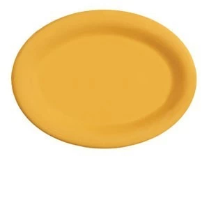 GET Enterprises OP-135-TY Diamond Mardi Gras Tropical Yellow Oval Platter 13-1/2" X 10-1/4" - 1 Doz 3 GET Enterprises OP-135-TY Diamond Mardi Gras Tropical Yellow Oval Platter 13-1/2" X 10-1/4" - 1 Doz