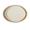 GET Enterprises OP-145-RD Diamond Rodeo Melamine Oval Platter 14-3/4" X 10-1/2" - 1 Doz