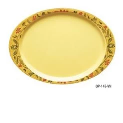 GET Enterprises OP-145-VN Venetian Oval Platter 14-3/4" X 10-1/2" - 1 Doz