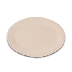 GET Enterprises OP-616-S SuperMel Sandstone Oval Platter 15-3/4" X 11" - 1 Doz
