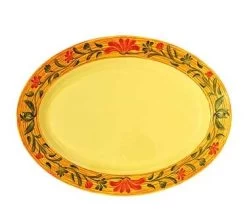 GET Enterprises OP-618-VN Venetian Oval Platter 18" X 13-1/2" - 1 Doz