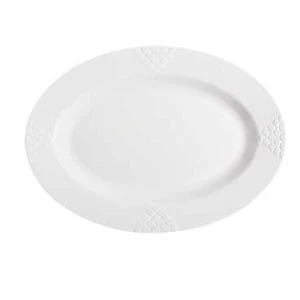 GET Enterprises OP-618-W Diamond White Oval Platter 18" X 13-1/2" - 1 Doz 3 GET Enterprises OP-618-W Diamond White Oval Platter 18" X 13-1/2" - 1 Doz