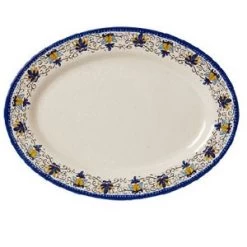 GET Enterprises OP-621-SL Santa Lucia Oval Platter 21" X 15" - 1 Doz