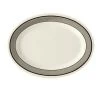 GET Enterprises OP-950-CA Diamond Cambridge Melamine Oval Platter 9-3/4" X 7-1/4" - 2 Doz
