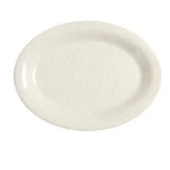 GET Enterprises OP-950-IR Sante Fe Ironstone Oval Platter 9-3/4" X 7-1/4" - 2 Doz