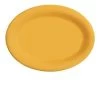 GET Enterprises OP-950-TY Diamond Mardi Gras Tropical Yellow Oval Platter 9-3/4" X 7-1/4" - 2 Doz