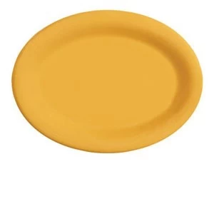GET Enterprises OP-950-TY Diamond Mardi Gras Tropical Yellow Oval Platter 9-3/4" X 7-1/4" - 2 Doz 3 GET Enterprises OP-950-TY Diamond Mardi Gras Tropical Yellow Oval Platter 9-3/4" X 7-1/4" - 2 Doz