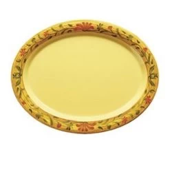 GET Enterprises OP-950-VN Venetian Oval Platter 9-3/4" X 7-1/4" - 2 Doz