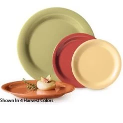 GET Enterprises SP-OP-135-COMBO Diamond Harvest Combo Melamine Oval Platter 13-1/2" X 10-1/4" - 1 Doz