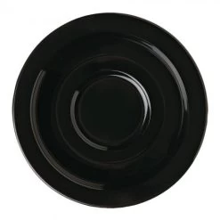 GET Enterprises SU-4-BK Black Elegance Saucer 4-1/2" - 4 Doz