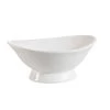 CAC China OBF-7 Accessories Footed Oval Bowl 6 Oz., 6 1/2" - 2 Doz