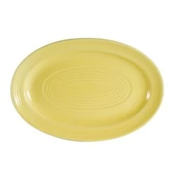 CAC China TG-34-SFL Tango Sunflower Oval Platter 9 5/8" - 2 Doz