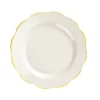 CAC China SC-16G Seville Scallop Edge Plate With Gold Band 10 3/4" - 1 Doz 1 CAC China SC-16G Seville Scallop Edge Plate With Gold Band 10 3/4" - 1 Doz -Kitchen - Tableware Plate 10 Gold Band 10 3 4 311677 medium