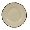 CAC China SC-9B Seville Scallop Edge Plate Black Band 9 5/8" - 2 Doz